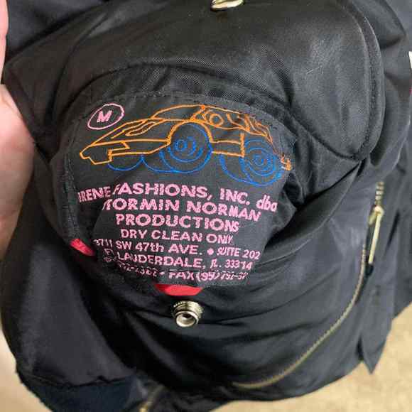 RARE! 70s Vintage NASCAR FAN Daytona Raceway Bomber Jacket Stormin Norman Mens M - Picture 3 of 9